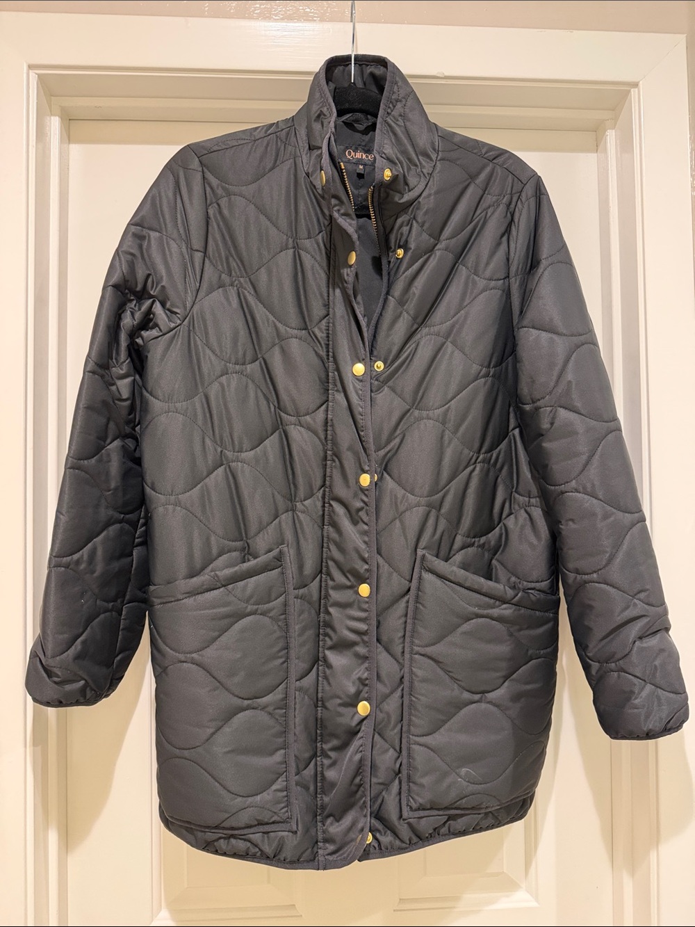 Quince Featherless Quilted Long Puffer Jacket